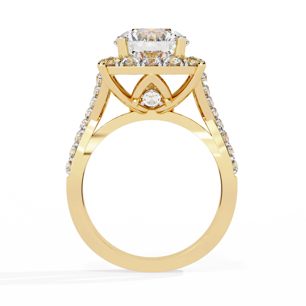 Imperial Halo Lab Grown Diamond Ring - Ophiratbf