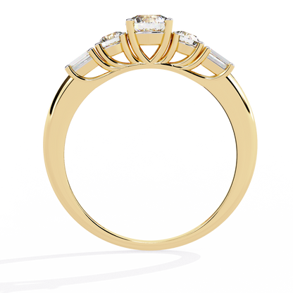Ophira Skyline Taper Lab Grown Diamond Ring