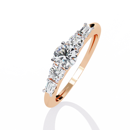 Ophira Skyline Taper Lab Grown Diamond Ring
