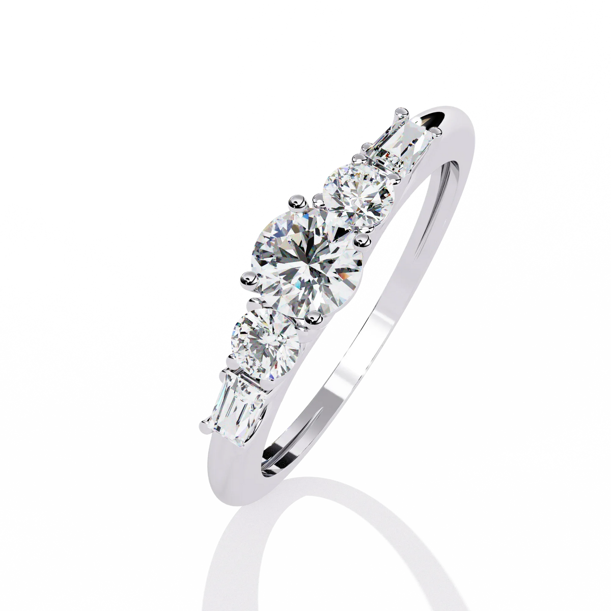 Ophira Skyline Taper Lab Grown Diamond Ring - Ophiratbf