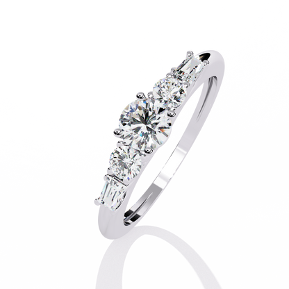 Ophira Skyline Taper Lab Grown Diamond Ring