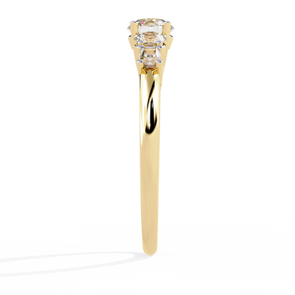 Ophira Skyline Taper Lab Grown Diamond Ring