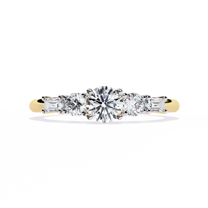 Ophira Skyline Taper Lab Grown Diamond Ring