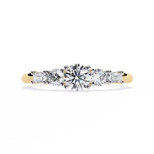 Ophira Skyline Taper Lab Grown Diamond Ring