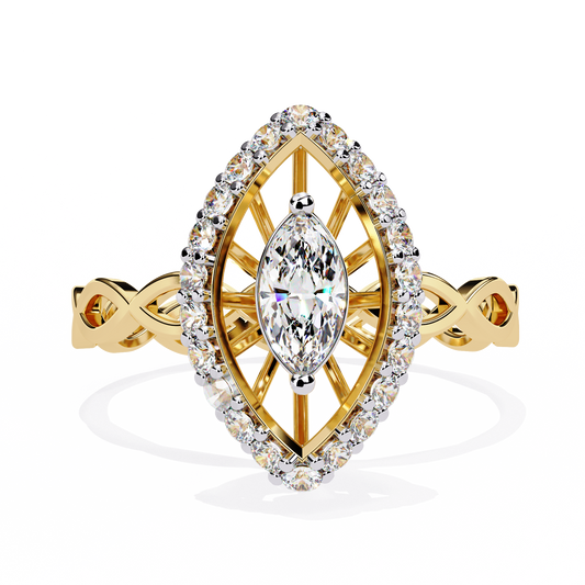 Solaris Marquise Lab Grown Diamond Ring