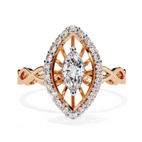 Solaris Marquise Lab Grown Diamond Ring - Ophiratbf
