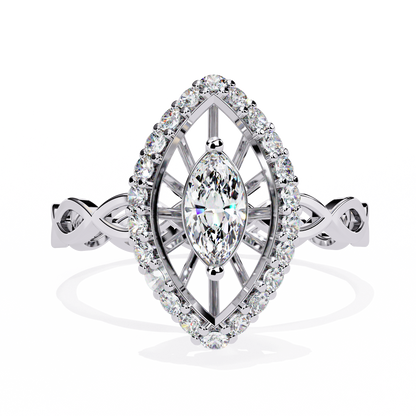 Solaris Marquise Lab Grown Diamond Ring
