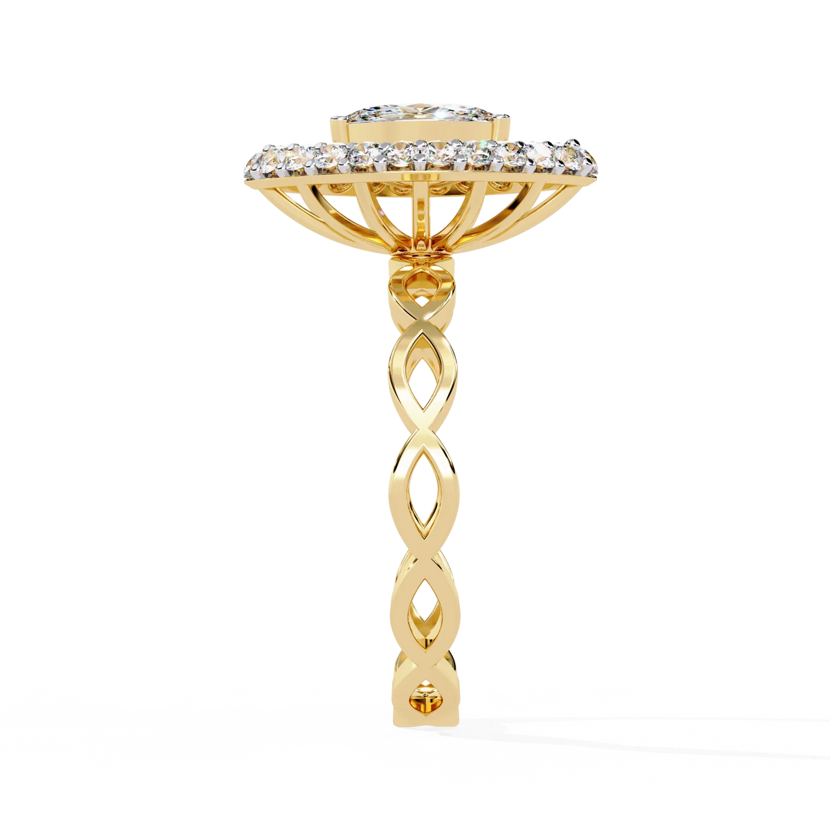 Solaris Marquise Lab Grown Diamond Ring - Ophiratbf