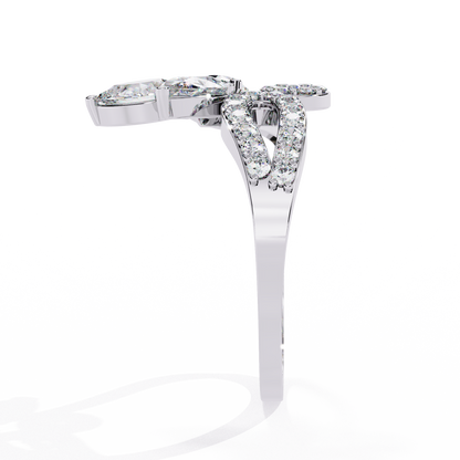 Eden Petal Lab Grown Diamond Ring
