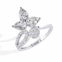 Eden Petal Lab Grown Diamond Ring - Ophiratbf
