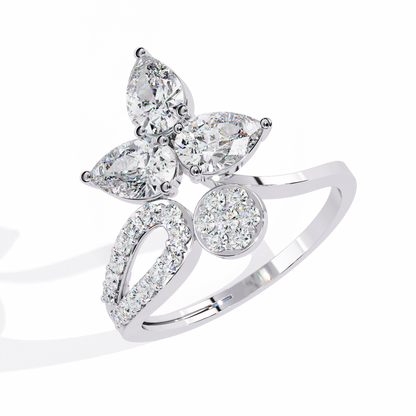 Eden Petal Lab Grown Diamond Ring