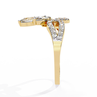 Eden Petal Lab Grown Diamond Ring - Ophiratbf