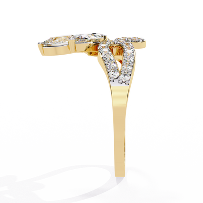 Eden Petal Lab Grown Diamond Ring
