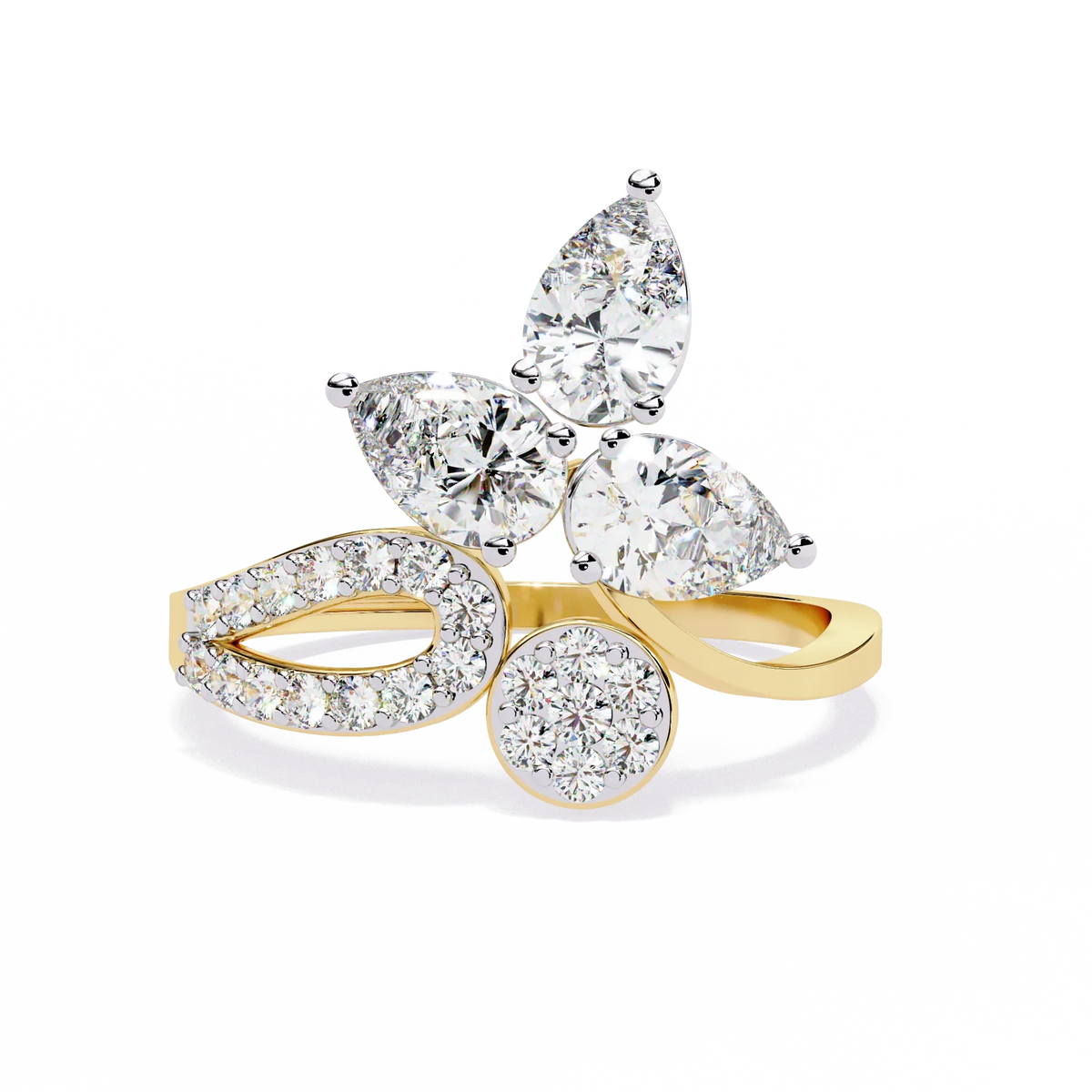 Eden Petal Lab Grown Diamond Ring - Ophiratbf