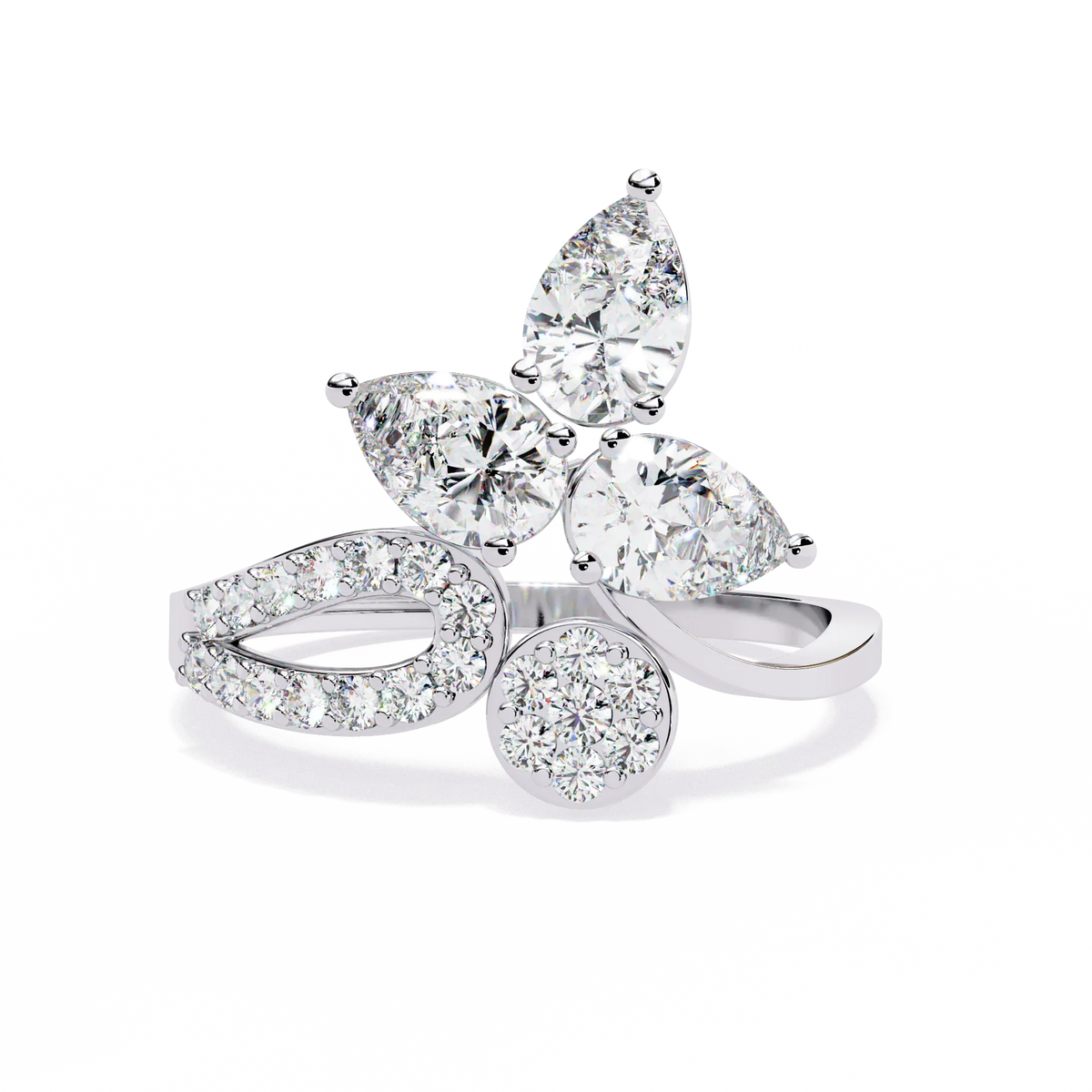 Eden Petal Lab Grown Diamond Ring - Ophiratbf