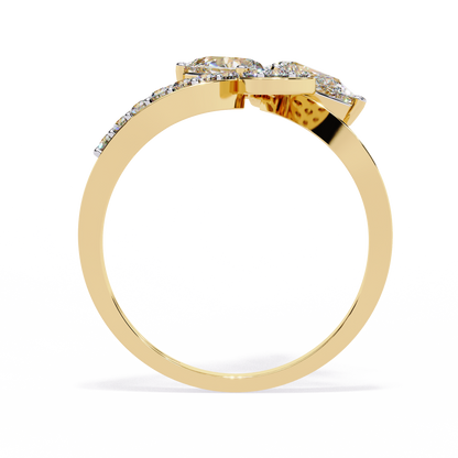 Eden Petal Lab Grown Diamond Ring