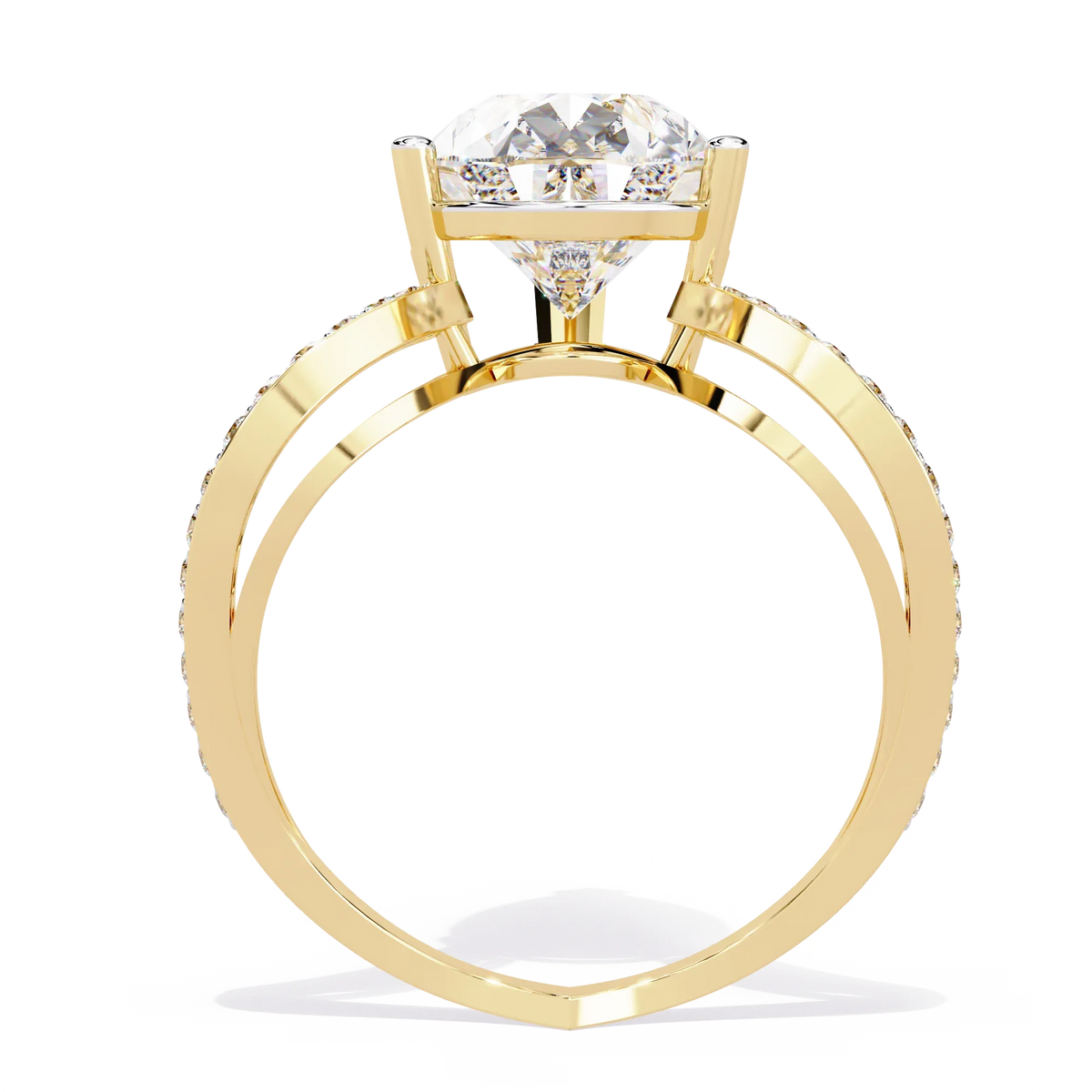 Majestic Teardrop Lab Grown Diamond Ring - Ophiratbf