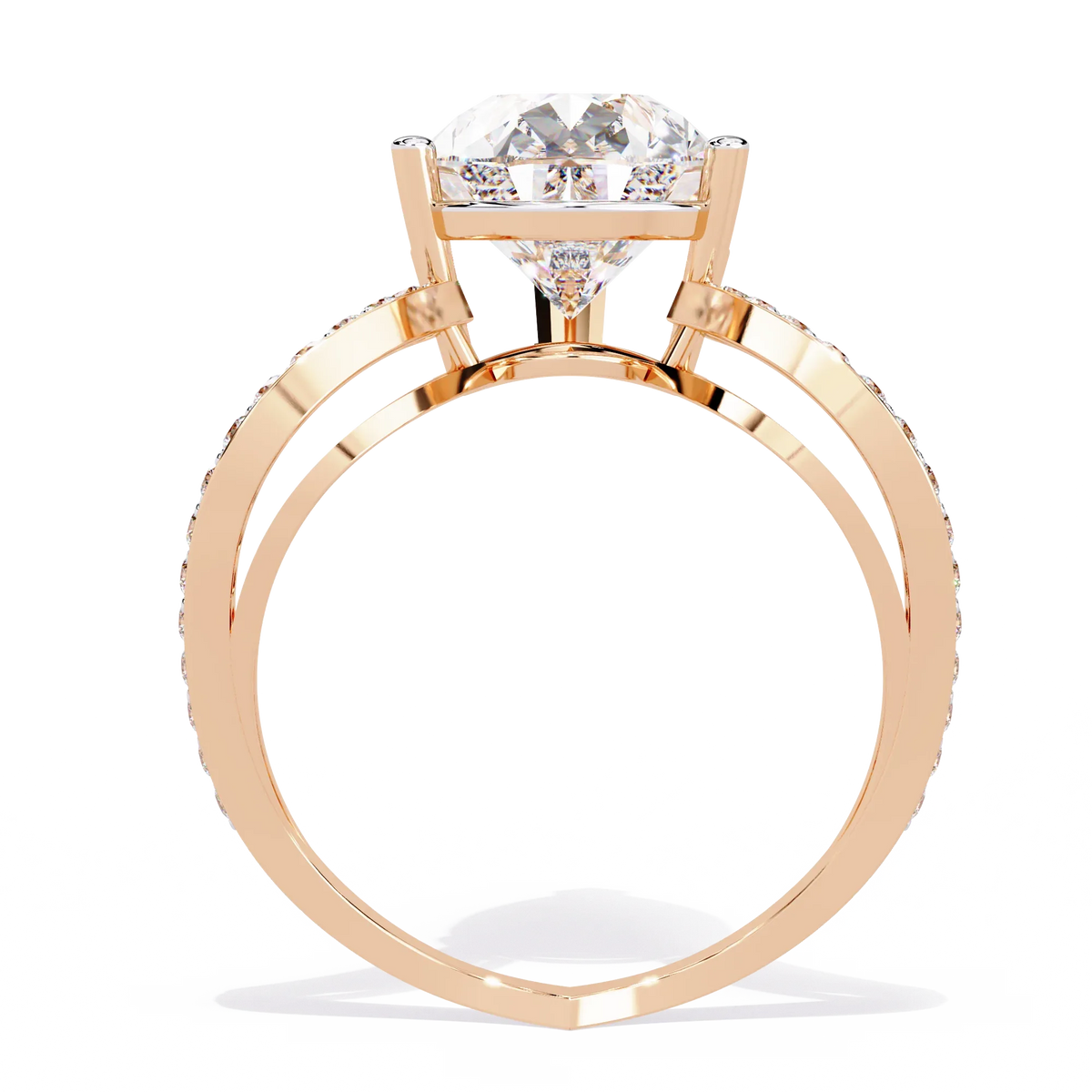 Majestic Teardrop Lab Grown Diamond Ring - Ophiratbf