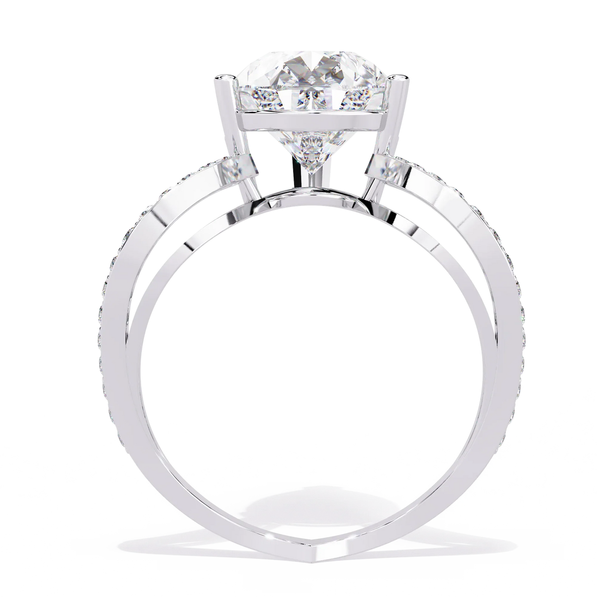 Majestic Teardrop Lab Grown Diamond Ring - Ophiratbf