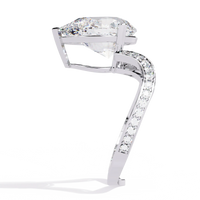 Majestic Teardrop Lab Grown Diamond Ring - Ophiratbf