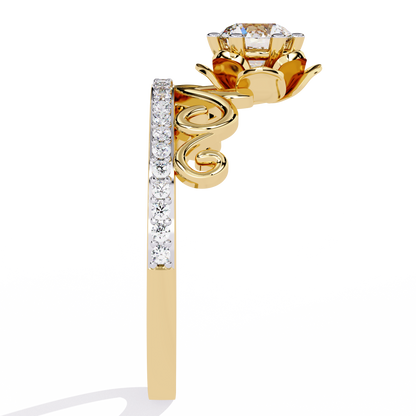 Tiara Lab Grown Diamond Ring