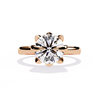 Rpund Shape Lab Grown Diamond Ring - Ophiratbf