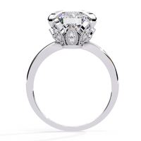 Rpund Shape Lab Grown Diamond Ring - Ophiratbf