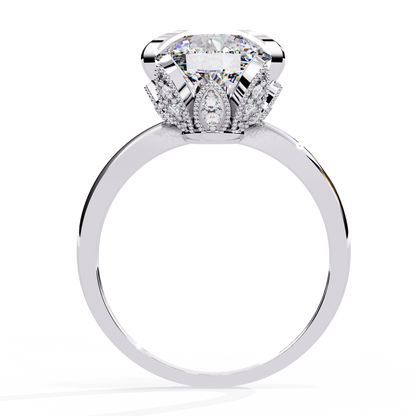 Rpund Shape  Lab Grown Diamond Ring