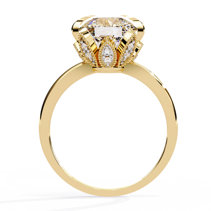 Rpund Shape  Lab Grown Diamond Ring
