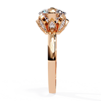 Rpund Shape Lab Grown Diamond Ring - Ophiratbf