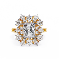 Ophira Radiance Cluster Lab Grown Diamond Ring - Ophiratbf