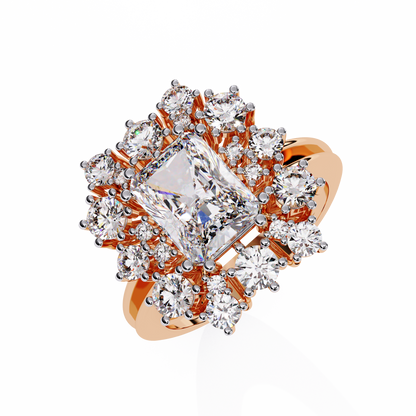Ophira Radiance Cluster Lab Grown Diamond Ring