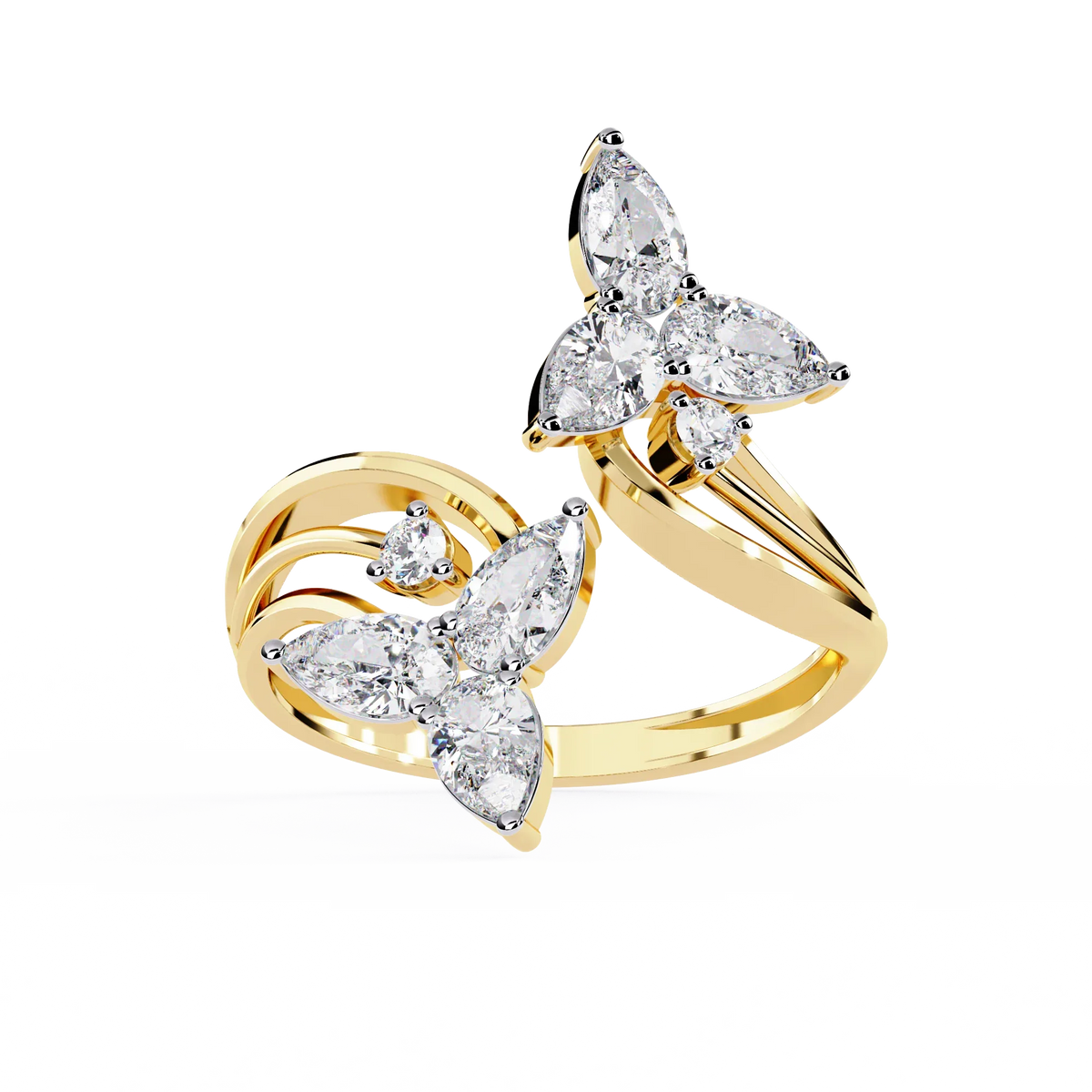 Butterfly Waltz Lab Grown Diamond Ring - Ophiratbf