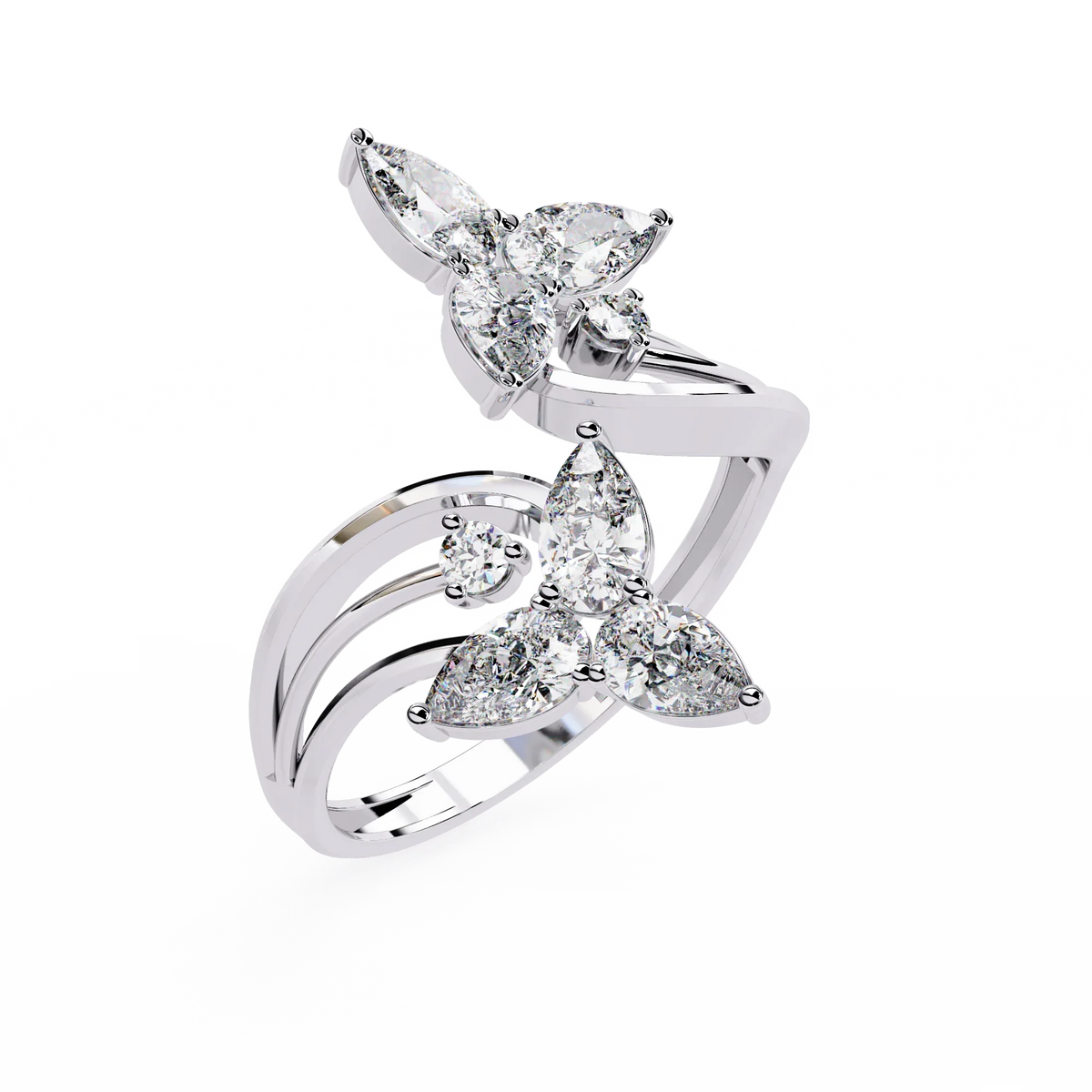 Butterfly Waltz Lab Grown Diamond Ring - Ophiratbf