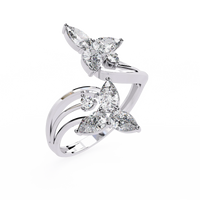 Butterfly Waltz Lab Grown Diamond Ring - Ophiratbf