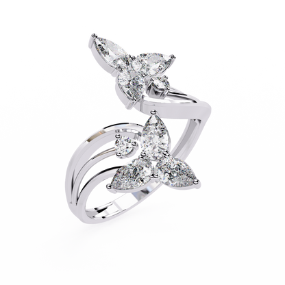 Butterfly Waltz Lab Grown Diamond Ring