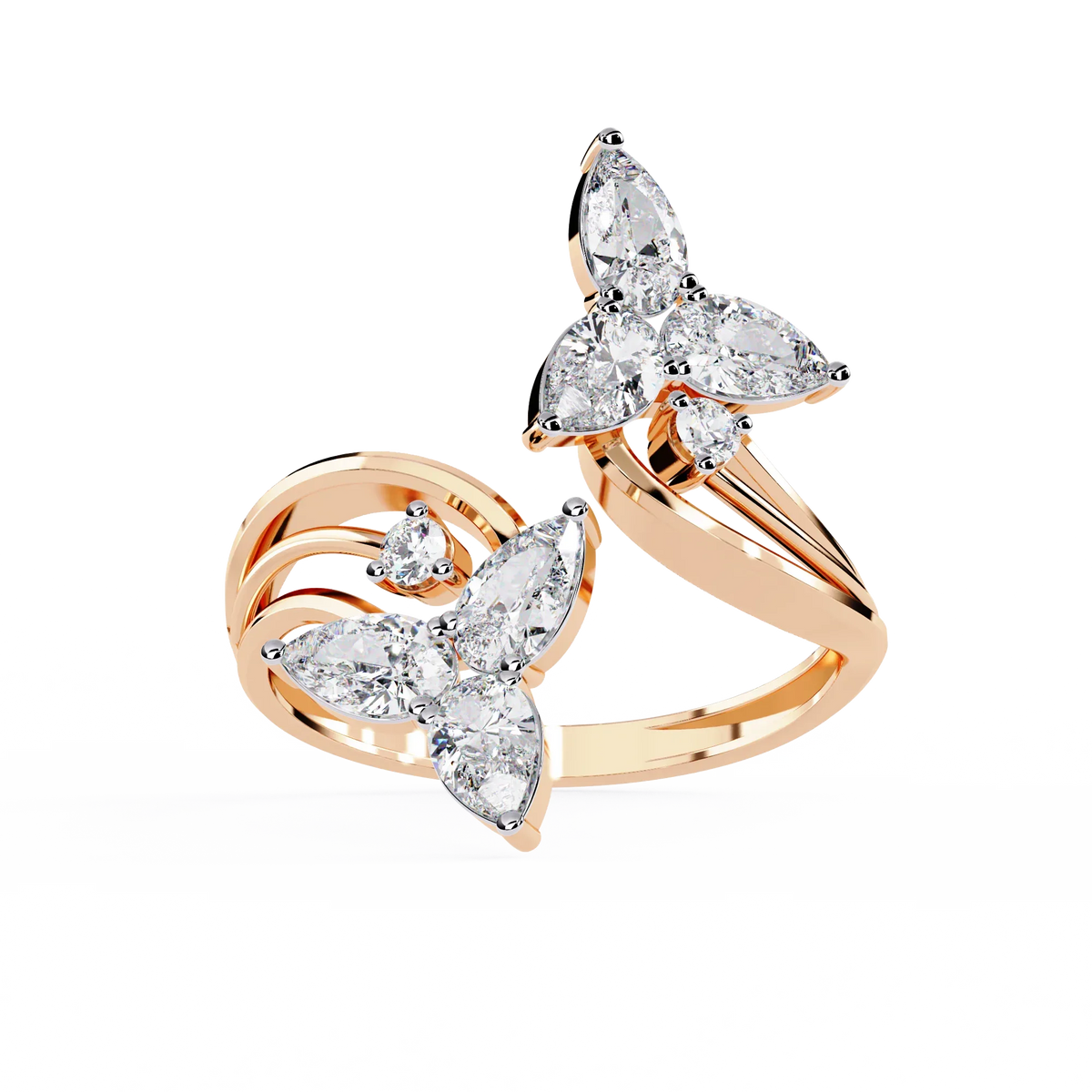 Butterfly Waltz Lab Grown Diamond Ring - Ophiratbf