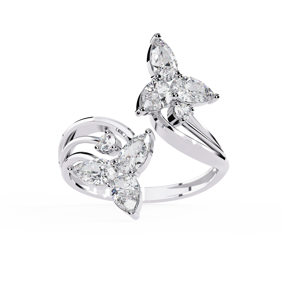 Butterfly Waltz Lab Grown Diamond Ring - Ophiratbf