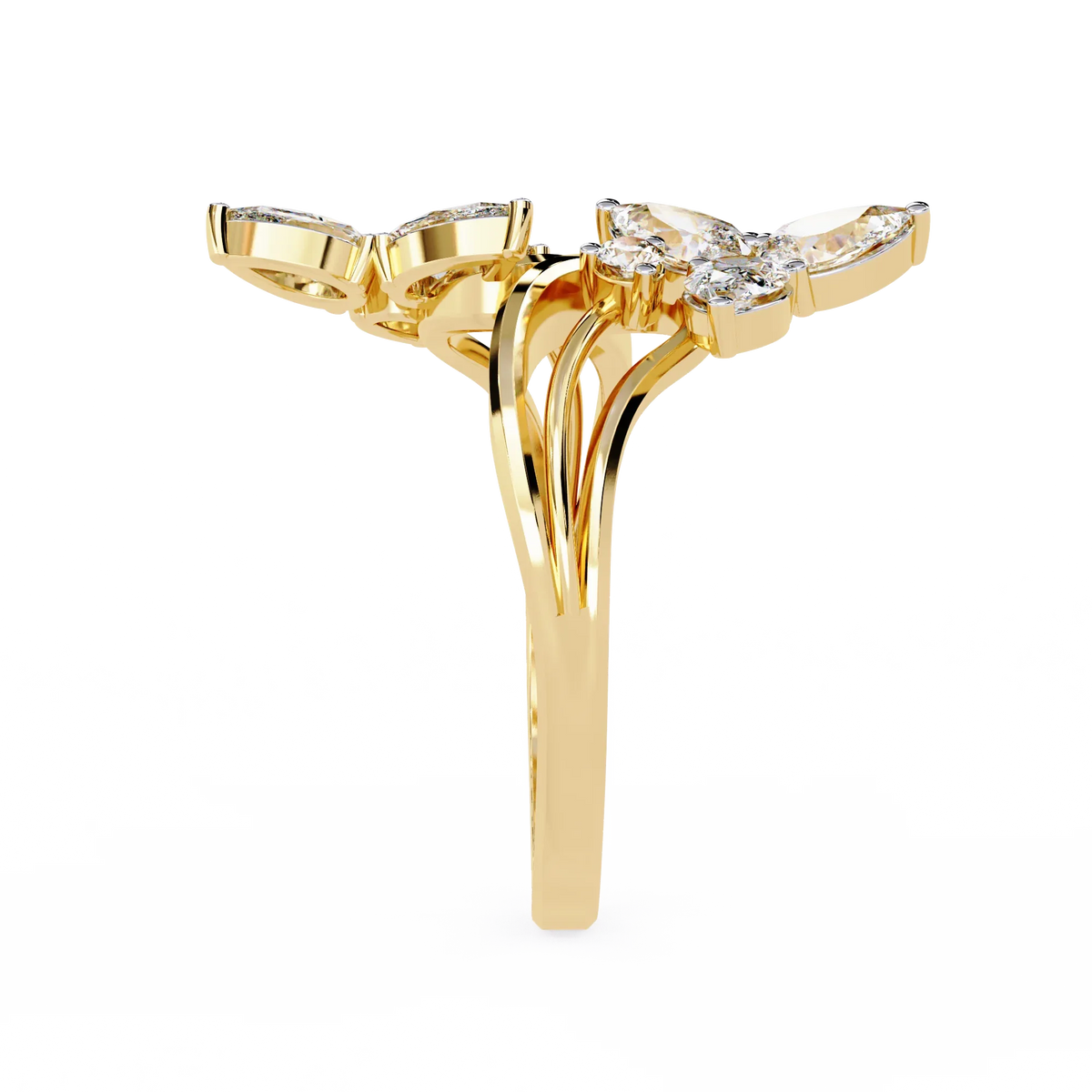 Butterfly Waltz Lab Grown Diamond Ring - Ophiratbf