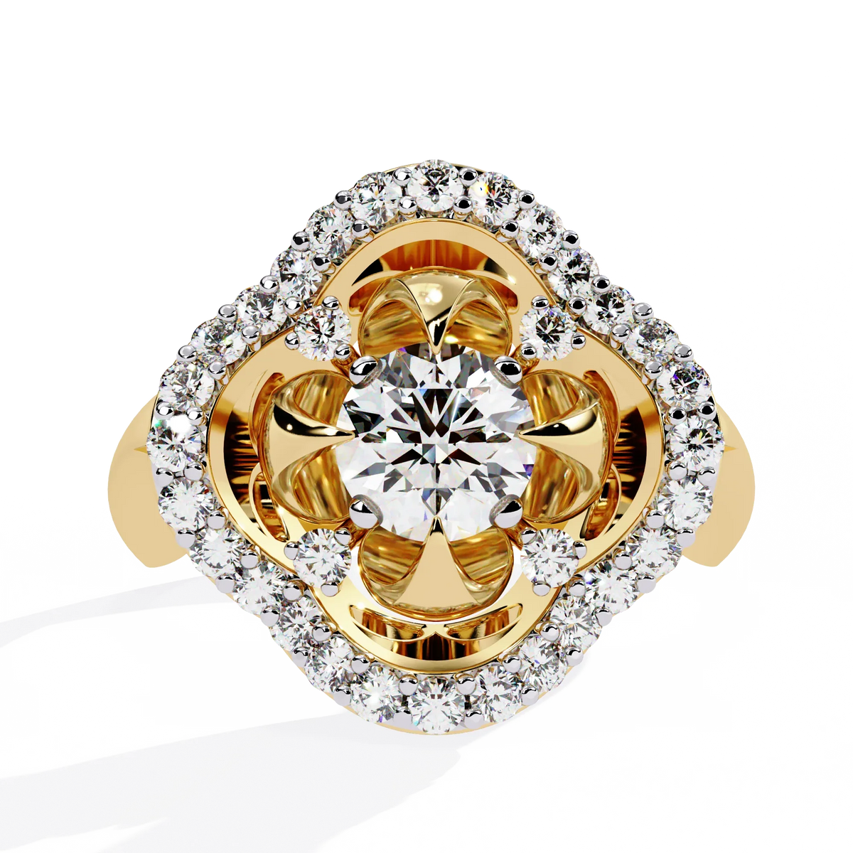 Fleur Royale Lab Grown Diamond Ring - Ophiratbf