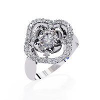 Fleur Royale Lab Grown Diamond Ring - Ophiratbf