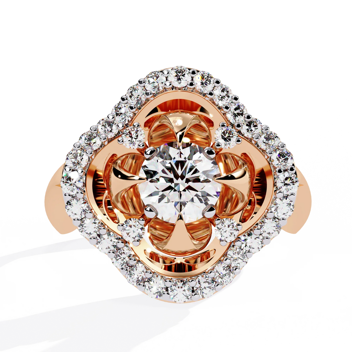 Fleur Royale Lab Grown Diamond Ring - Ophiratbf
