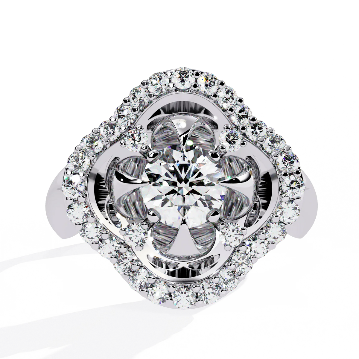 Fleur Royale Lab Grown Diamond Ring - Ophiratbf