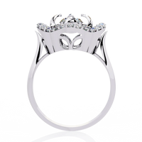 Fleur Royale Lab Grown Diamond Ring - Ophiratbf