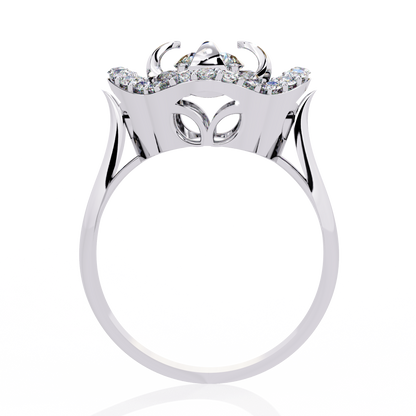Fleur Royale Lab Grown Diamond Ring