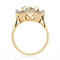 Fleur Royale Lab Grown Diamond Ring - Ophiratbf