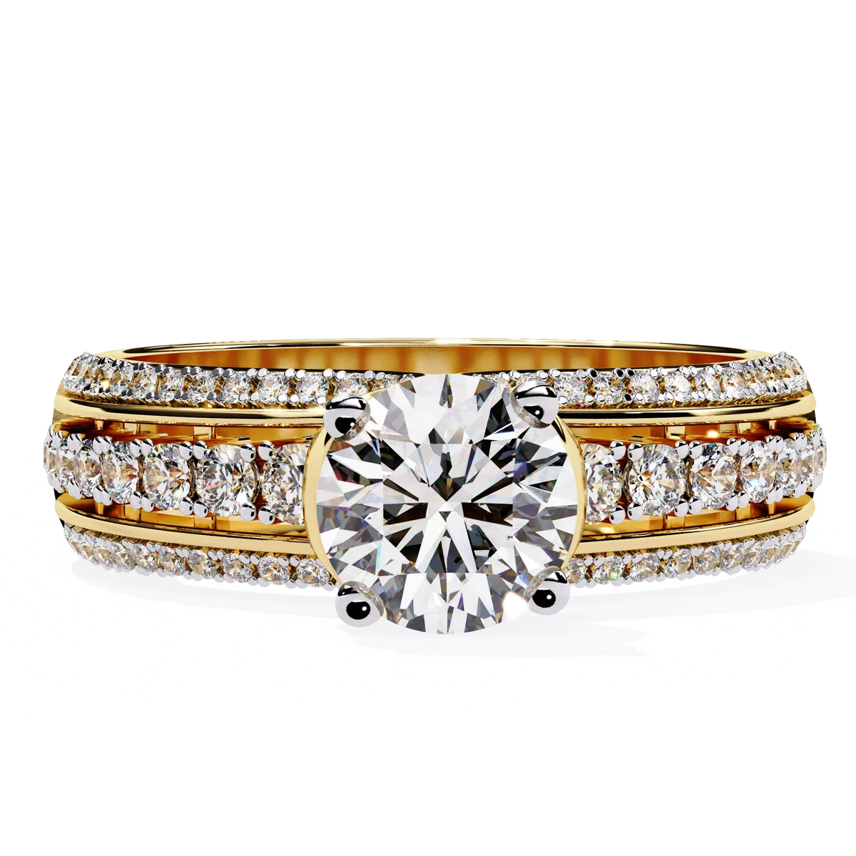 Ophira Grandeur Pavé Lab Grown Diamond Ring - Ophiratbf