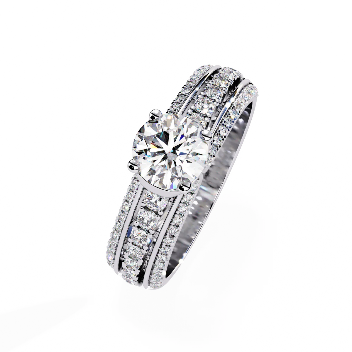 Ophira Grandeur Pavé Lab Grown Diamond Ring - Ophiratbf