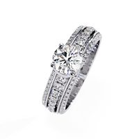Ophira Grandeur Pavé Lab Grown Diamond Ring - Ophiratbf