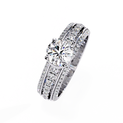 Ophira Grandeur Pavé Lab Grown Diamond Ring